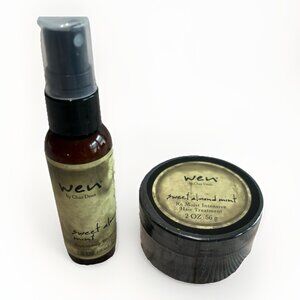 WEN Sweet Almond Mint Replenishing Mist and Moist Intensive Hair Treatment SET